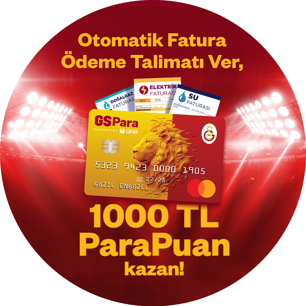 GSPara ile faturalarına otomatik ödeme talimatı ver, ParaPuan kazan!